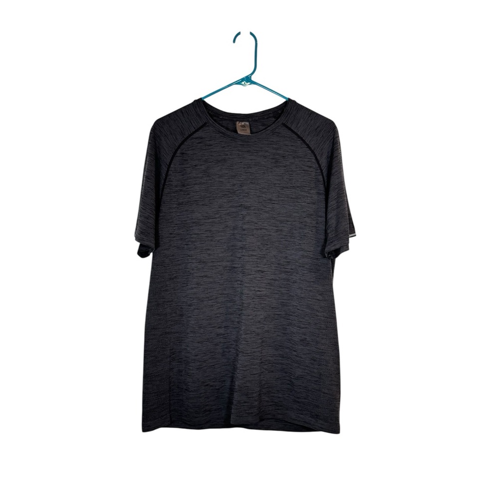 VRST Men’s Performance T-shirt Heathered Black Size Large Short Sleeve